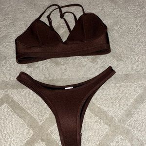 Hoaka brown bathing suit